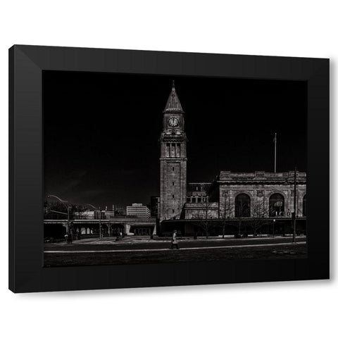 North Toronto Railway Station No 2 Black Modern Wood Framed Art Print with Double Matting by Carson, Brian