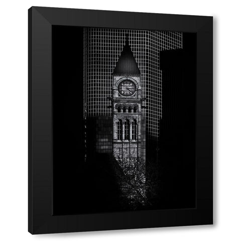 Old City Hall Toronto No 1 Black Modern Wood Framed Art Print with Double Matting by Carson, Brian