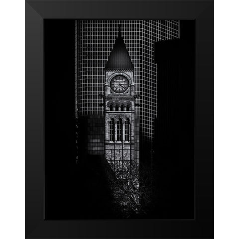 Old City Hall Toronto No 1 Black Modern Wood Framed Art Print by Carson, Brian