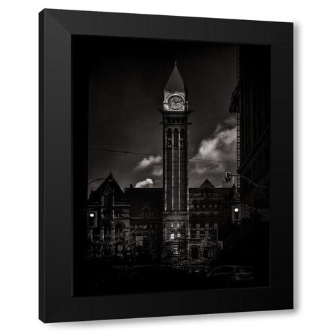Old City Hall Toronto No 5 Black Modern Wood Framed Art Print with Double Matting by Carson, Brian