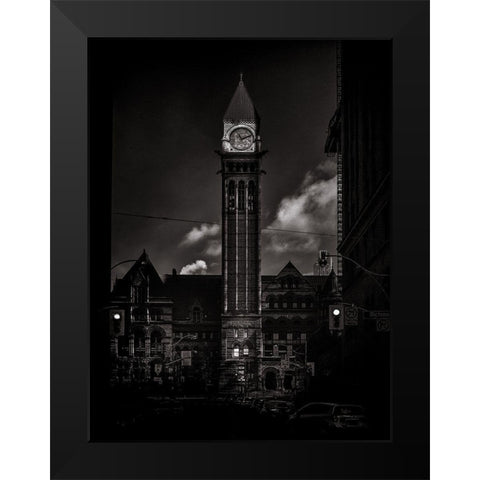 Old City Hall Toronto No 5 Black Modern Wood Framed Art Print by Carson, Brian