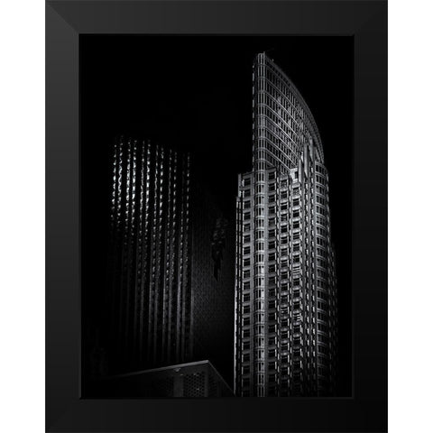 Old City Hall Toronto No 2 Black Modern Wood Framed Art Print by Carson, Brian