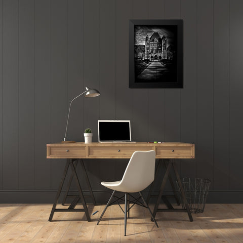 Ontario Main Legislative Building Black Modern Wood Framed Art Print by Carson, Brian