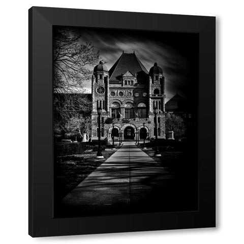Ontario Main Legislative Building Black Modern Wood Framed Art Print with Double Matting by Carson, Brian