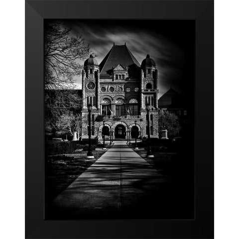 Ontario Main Legislative Building Black Modern Wood Framed Art Print by Carson, Brian