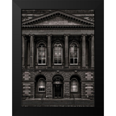 Osgoode Hall Toronto No 2 Black Modern Wood Framed Art Print by Carson, Brian