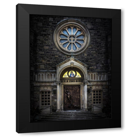 Our Lady of Sorrows Color Black Modern Wood Framed Art Print with Double Matting by Carson, Brian