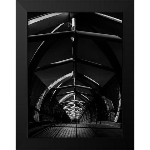 Puente de Luz Bridge Toronto No 2 Black Modern Wood Framed Art Print by Carson, Brian