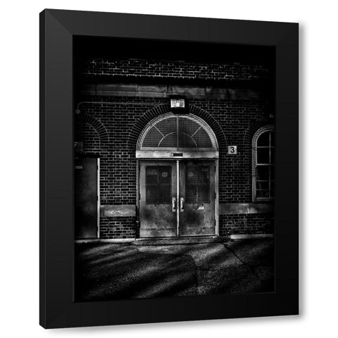 School Daze No 4 Black Modern Wood Framed Art Print by Carson, Brian