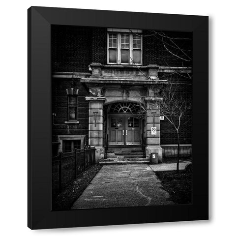 School Daze No 5 Black Modern Wood Framed Art Print by Carson, Brian