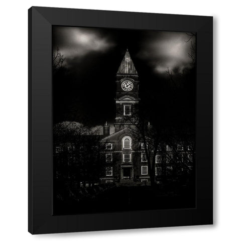 School Daze No 7 Black Modern Wood Framed Art Print with Double Matting by Carson, Brian