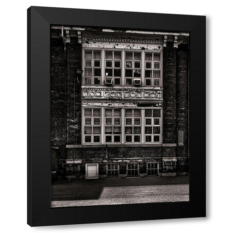 School Daze No 11 Black Modern Wood Framed Art Print with Double Matting by Carson, Brian