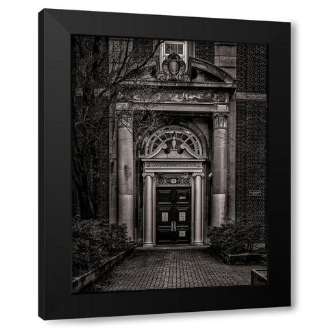 School Daze No 12 Black Modern Wood Framed Art Print by Carson, Brian