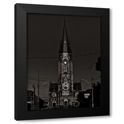 St Marys Church No 1 Black Modern Wood Framed Art Print by Carson, Brian