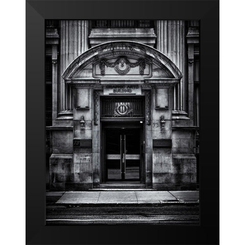 The Graphic Arts Building Black Modern Wood Framed Art Print by Carson, Brian