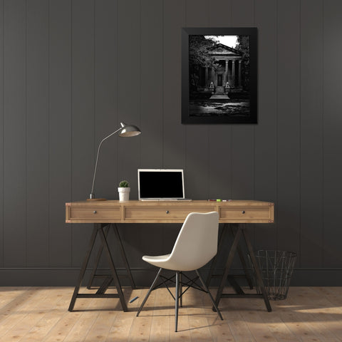 Tombstone Shadow No 23 Black Modern Wood Framed Art Print by Carson, Brian
