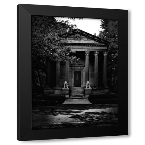 Tombstone Shadow No 23 Black Modern Wood Framed Art Print by Carson, Brian