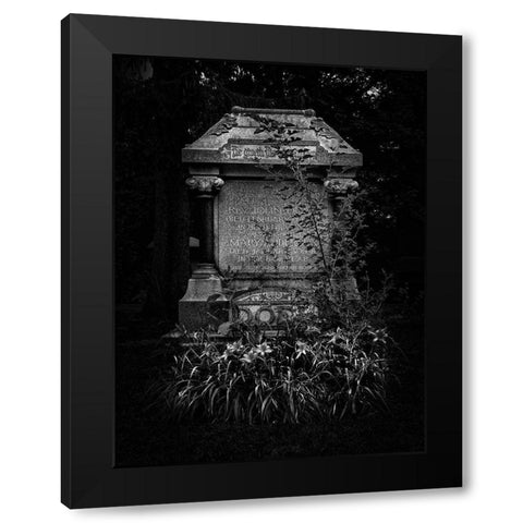 Tombstone Shadow No 30 Black Modern Wood Framed Art Print by Carson, Brian