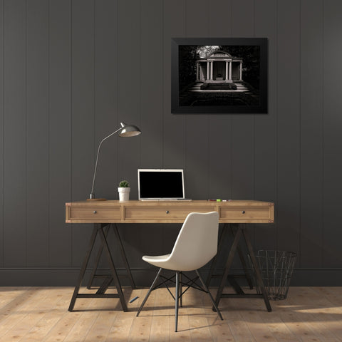 Tombstone Shadow No 32 Black Modern Wood Framed Art Print by Carson, Brian
