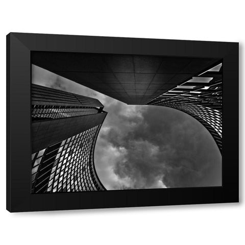 Toronto City Hall No 9 Black Modern Wood Framed Art Print by Carson, Brian