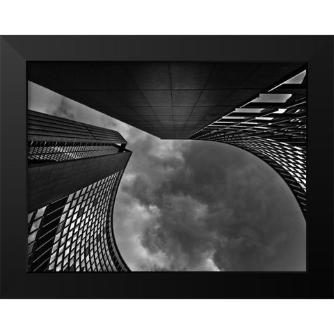 Toronto City Hall No 9 Black Modern Wood Framed Art Print by Carson, Brian