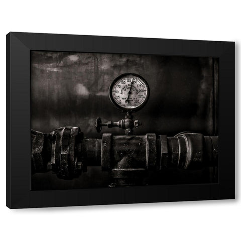 Toronto Distillery District Machinery No 1 Black Modern Wood Framed Art Print by Carson, Brian