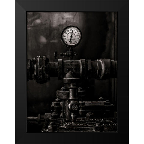 Toronto Distillery District Machinery No 2 Black Modern Wood Framed Art Print by Carson, Brian