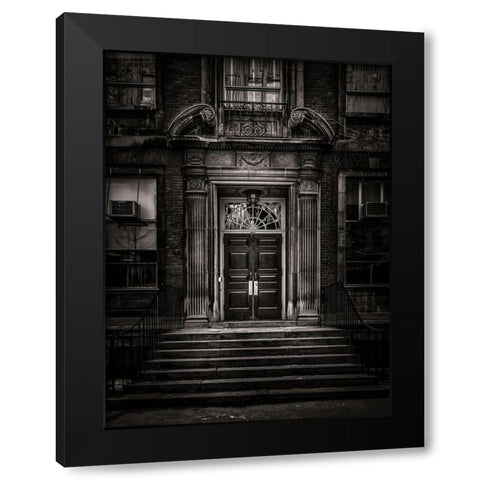University of Toronto Fitzgerald Building No 2 Black Modern Wood Framed Art Print by Carson, Brian