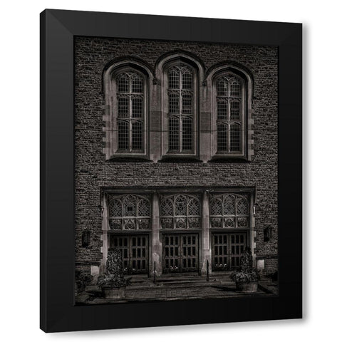 Yorkminster Park Baptist Church Black Modern Wood Framed Art Print with Double Matting by Carson, Brian