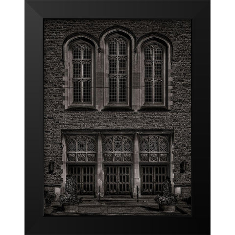 Yorkminster Park Baptist Church Black Modern Wood Framed Art Print by Carson, Brian