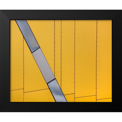 Angle Black Modern Wood Framed Art Print by Hammer, Jacqueline