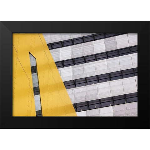 Continuation Black Modern Wood Framed Art Print by Hammer, Jacqueline