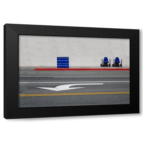 Urban details II Black Modern Wood Framed Art Print with Double Matting by Labagnara, Roxana