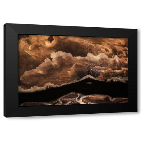 A painting Black Modern Wood Framed Art Print with Double Matting by Chang, Phillip