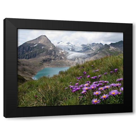 Corno Gries-Switzerland Black Modern Wood Framed Art Print with Double Matting by Guarino, Vito