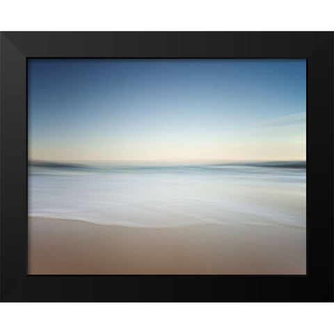 Soft solitude Black Modern Wood Framed Art Print by Pascual Buye, Santiago