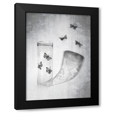 Freedom Black Modern Wood Framed Art Print by Provost, Louis-Philippe