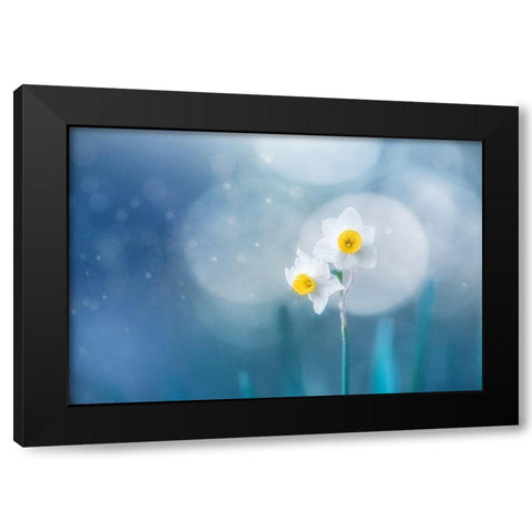 Spirit of moment Black Modern Wood Framed Art Print by Suzuki, Takashi