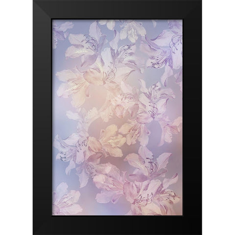Spring touch Black Modern Wood Framed Art Print by Shumilova, Ludmila
