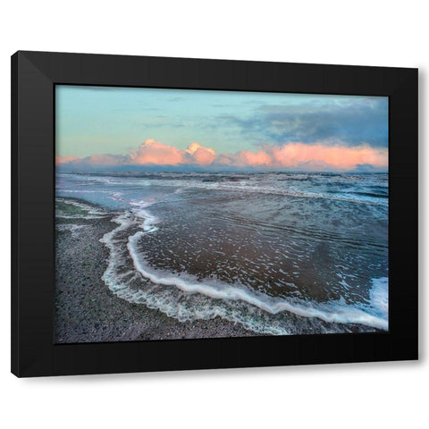 Crystal Beach-Bolivar Peninsula-Texas Black Modern Wood Framed Art Print by Fitzharris, Tim