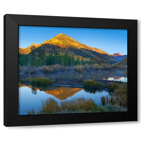 Schuylkill Mountains Slate River near Crested Butte-Colorado Black Modern Wood Framed Art Print by Fitzharris, Tim