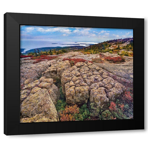 Cadillac Mountain-Acadia National Park-Maine Black Modern Wood Framed Art Print by Fitzharris, Tim