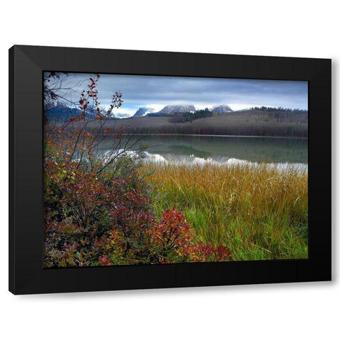 Sawtooth Mountains-Sawtooth National Recreation Area-Idaho Black Modern Wood Framed Art Print with Double Matting by Fitzharris, Tim