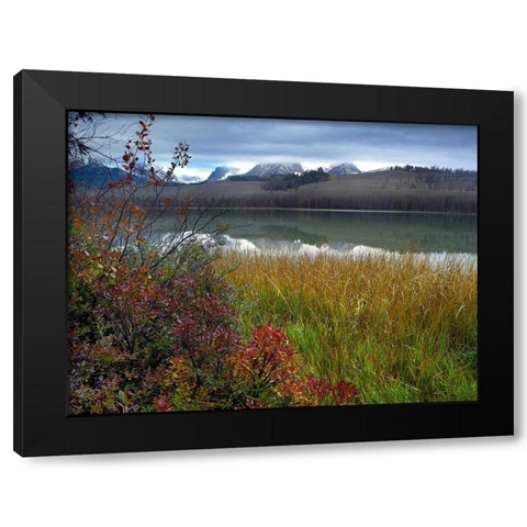 Sawtooth Mountains-Sawtooth National Recreation Area-Idaho Black Modern Wood Framed Art Print by Fitzharris, Tim