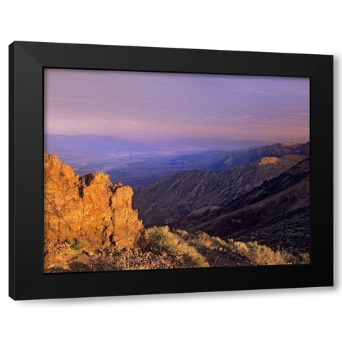 Dantes View-Death Valley National Park-California Black Modern Wood Framed Art Print with Double Matting by Fitzharris, Tim