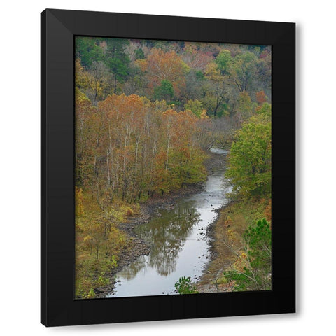 Cassatot River near Millwood Lake-Arkansas Black Modern Wood Framed Art Print by Fitzharris, Tim