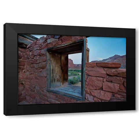 Lees Ferry-Vermilion Cliffs National Monument-Arizona-USA Black Modern Wood Framed Art Print with Double Matting by Fitzharris, Tim