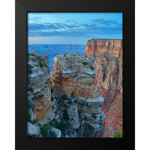 Mather Point-Grand Canyon National Park-Arizona Black Modern Wood Framed Art Print by Fitzharris, Tim