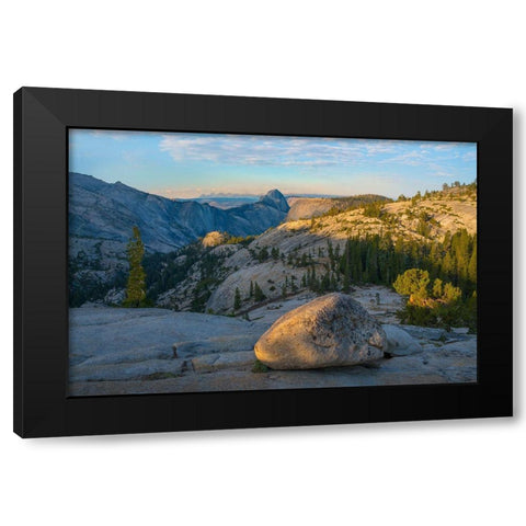 Half Dome from Olmstead Point-Yosemite National Park-California Black Modern Wood Framed Art Print by Fitzharris, Tim