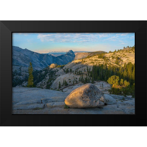 Half Dome from Olmstead Point-Yosemite National Park-California Black Modern Wood Framed Art Print by Fitzharris, Tim